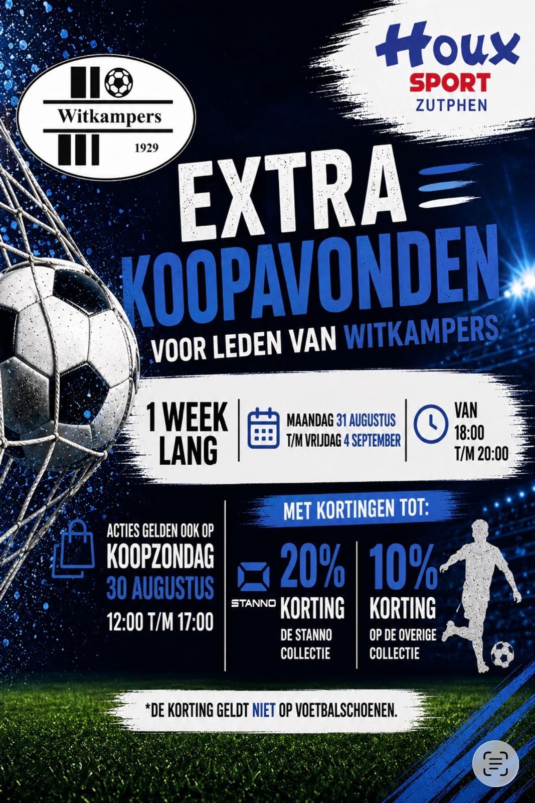 Extra Koopavonden Houx Sport