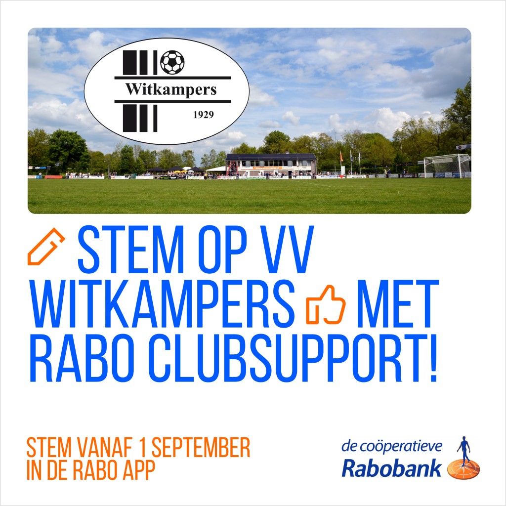 Rabo ClubSupport - vv Witkampers
